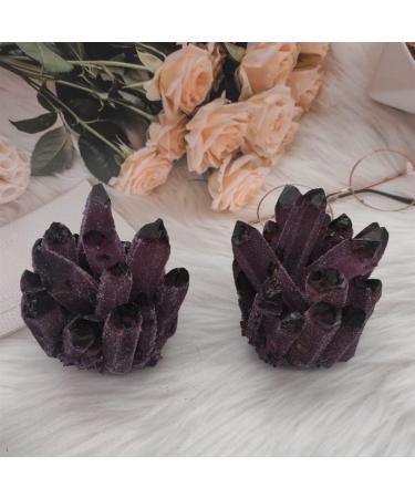 Home Decor 400-800g Natural Violet Quartz Crystal Cluster Crystals raw Gemstone for Home&Office Decoration fengshui Gifts Natural Crystal (Size : 500-600g) - Buy Online on GoSupps.com