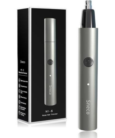Rechargeable Ear and Nose Hair Trimmer - Painless Facial Hair Trimmer for Men & Women | Dual-Edge Blades & Powerful Motor for Smooth Cutting - Buy Online on GoSupps.com