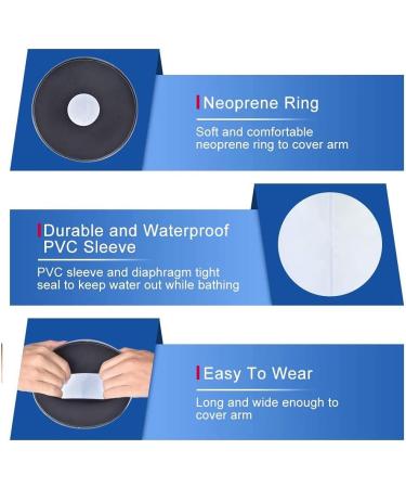 Mautacly Waterproof Cast Cover Arm Adult Forearm for Shower Bath Swimming Watertight Protection Wrists Wound - Buy Online on GoSupps.com