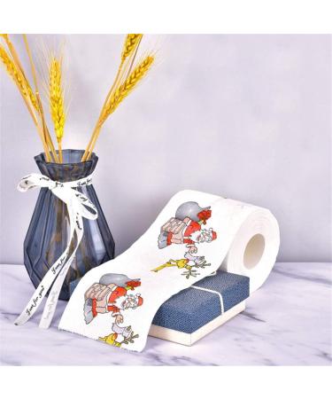 Merry Christmas Toilet Paper Highly Collectible Novelty Paper Towels Funny Gag Gift for Christmas Stocking Stuffers Party Favors 1 - 10pcs - Buy Online on GoSupps.com