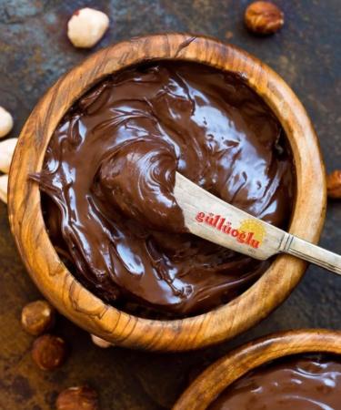 Premium Bitter Hazelnut Spread 330 gr (Jar of 1) daily fresh shipment from Gulluoglu Shop at the Spice Bazaar in Istanbul - Buy Online on GoSupps.com