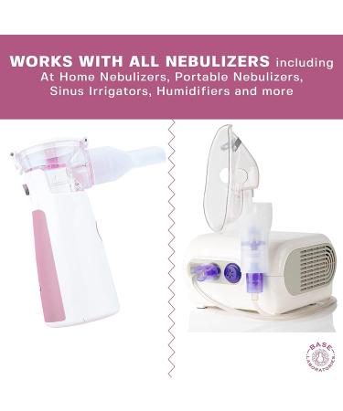 Base Labs 7% Hypertonic Saline Solution for Nebulizer Machine - 75 Vials (5ml) - Respiratory Treatment for Clearing Lungs - Inhalation Saline Solution - Buy Online on GoSupps.com