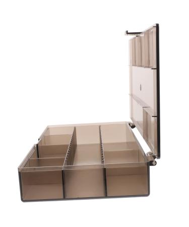PopetPOP box scissors shearing box hairdressing box hair tool case plastic container for hairdressing hairs hair feast clips organizer scissor block holder hairdressing box p.s hair accessories comb