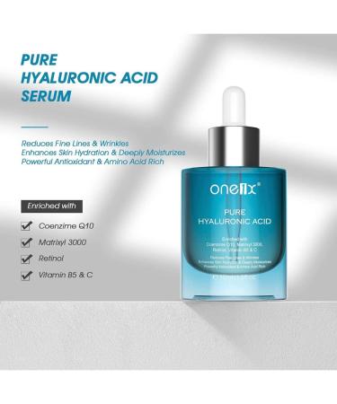Hyaluronic Acid Serum for Face with Retinol Vitamin C & B5 Hydrating Face Serum for Dry Skin Plump and Moisture Anti-Aging Reduces Wrinkles Firming Serum for Woman Day Night 30ML - Buy Online on GoSupps.com