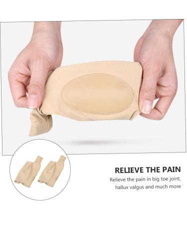 Hemoton Toe Separator Sleeve 1 Pair Bunion Pad Hallux Valgus Night Splint Bunion Relief & Orthotic Thumb Bandage - Buy Online on GoSupps.com