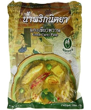 Nittaya Green Curry Paste 1 kg - Buy Online on GoSupps.com