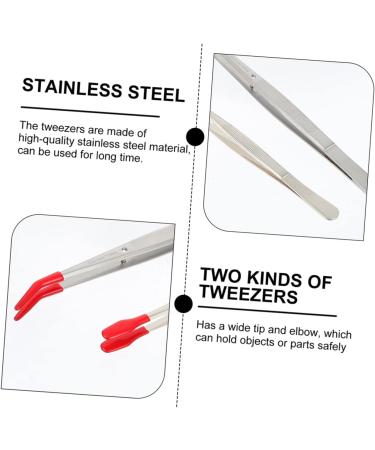 Minkissy 4-Piece Tweezers & Eyebrow Hair Removal Jewelry Kit - Stainless Steel Eyelash Set for Precision Grooming - Buy Online on GoSupps.com