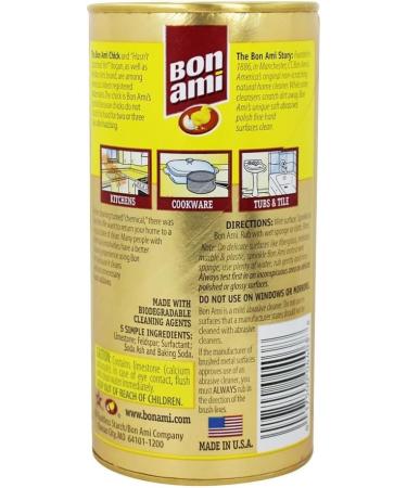 BON AMI All Natural Powder Cleanser Kitchen & Bath 14 oz. | Eco-Friendly Cleaning Solution - Buy Online on GoSupps.com