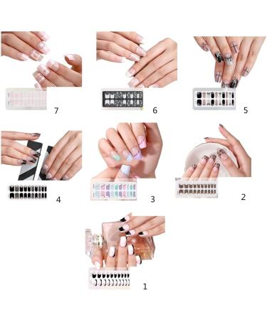 Stylish Semi-Cured Gel Nail Strips Quality Manicure Stickers Nails Art Decoration Suitable for Nail Enthusiasts Bss0230 - Buy Online on GoSupps.com
