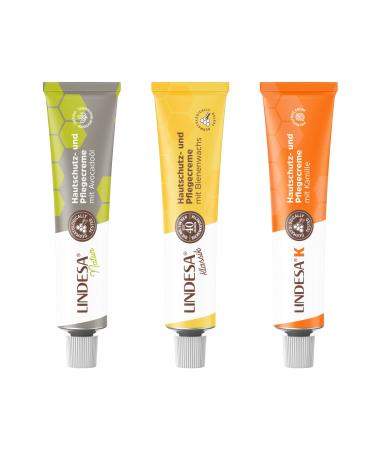 Lindesa Hand Cream TEST PACKAGE: 1 x Lindesa Classic 1 x Natural + 1 x K