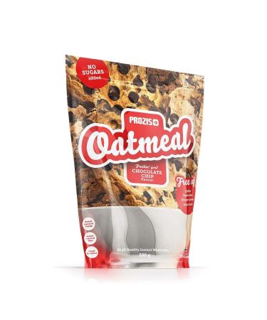 PROZIS Prozis Oatmeal Whole Oats 500g Chocolate Chips Cereals High in Protein High Quality Carbohydrates & Fat Fat Fiber Suitable for Vegetarians