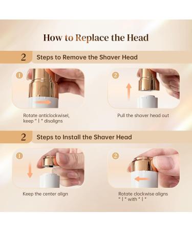 2 in 1 Facial Hair Removal for Women - Painless Electric Epilator & Razor | Epilierer 0312EP01 - Buy Online on GoSupps.com