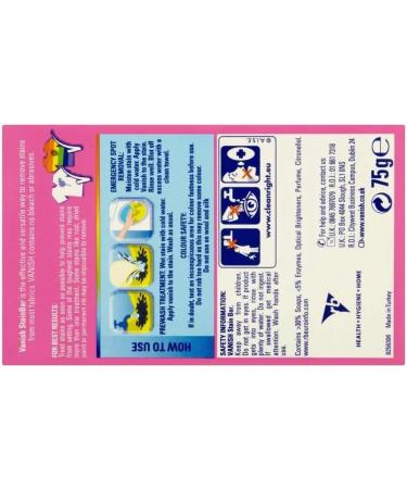 Vanish Stain Remover Bar - 75g x 3 | Effective Stain Removal | Fast International Shipping - Buy Online on GoSupps.com