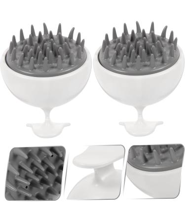 Marmerdo 2-in-1 Shampoo & Scalp Massage Brush - Silicone Hairbrush for Peeling & Scalp Care | Durable Wear-Resistant - Buy Online on GoSupps.com