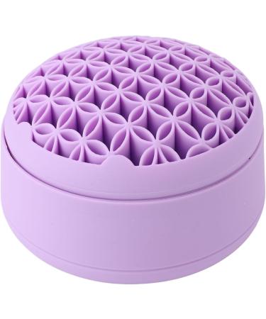 Niiyen Silicone Makeup Brush Stand MultiPurpose Beauty Tool Organizer Makeup Brush Storage Stand Silicone Makeup Brush Holder Painting Pen Brush Nail Clippers (Purple - Buy Online on GoSupps.com