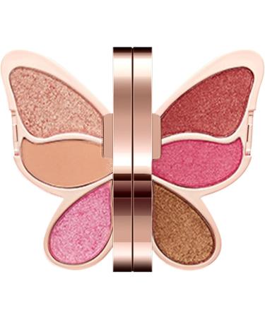 Nuhjytgf Eyeshadow Palette Eye Makeup Palette 6 Color Eyeshadow Palette Waterproof Matte and Shiny Makeup Highly Pigmented Glitter Eyeshadow Versatile Colorful Eye Cosmetics for Women Girls 02 - Buy Online on GoSupps.com