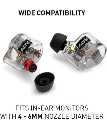 Eartune Fidelity U Ellipse-Shape Silicone Tips - Medium Size | 3 Pairs - Buy Online on GoSupps.com