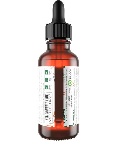 Ginger Flavour Drop 500ml - Highly Concentrated Versatile Food Flavouring | Vegan, Non-GMO, Gluten-Free - Buy Online on GoSupps.com