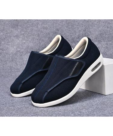 Buy Women's Adjustable Diabetic Shoes Lightweight Easy Slip-On Slippers for Seniors Wide Widths with Removable Memory Foam Insoles Ideal for Swollen Feet in Blue (Size 9.5 - Buy Online on GoSupps.com
