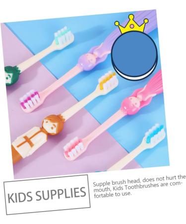 Doitool Children's Toothbrush Set - Ergonomic Manual Nylon Toothbrushes for Kids | 4 Pack Disposable Brightening Tooth Cleaning Tools - Buy Online on GoSupps.com