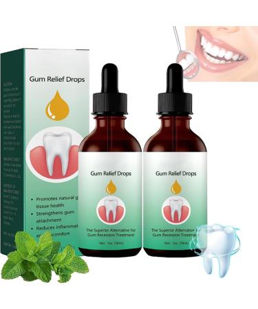 Gums-junior drops natural gum restore plus liquid drops of mouthwash gums-young treatment drops repair of the young gums (2 pieces)