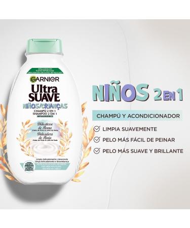 Garnier Garnier Original Remedies Ultra Doux Oat Delicacy Rice Cream and Oat Milk Gentle Shampoo for Children 4 x 400 ml - Buy Online on GoSupps.com