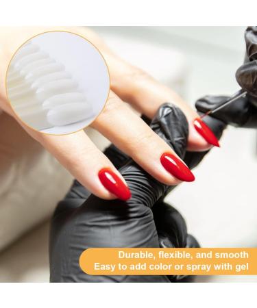 EIHI 200pcs Nail Art Tips Ring - Transparent Nail Display for Salon Exercises & Nail Tips - Buy Online on GoSupps.com