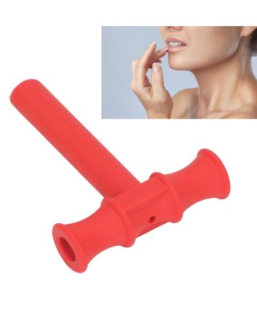 T-Shaped Chewing Tube for Adults | TPR Vocal Training & Chewy Sticks for Autistic Chewers - Red - Buy Online on GoSupps.com