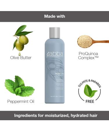 ABBA Moisture Shampoo 32 Fl Oz with Olive Butter & Peppermint Oil - Buy Online on GoSupps.com
