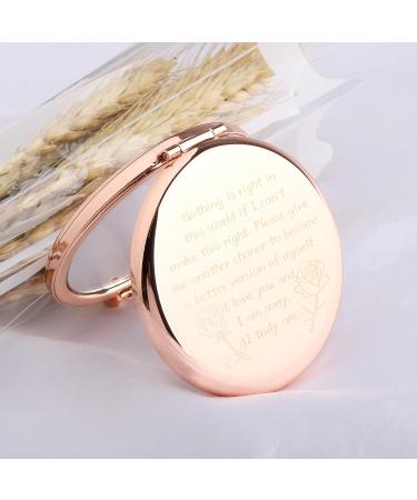 UJIMS Apology Gift: Sorry Compact Mirror - For Him and Her, I Love You - Forgive Me Gift - Buy Online on GoSupps.com
