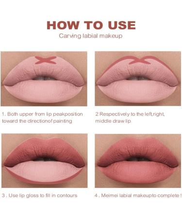 Sitovely 12-Piece Matte Velvet Lip Liner Set - Creamy, High Pigmented, Longwear Lip Makeup - Buy Online on GoSupps.com