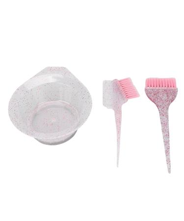 3PC Hair Dye Set - Color Mixer & Tinting Brush for Home & Salon Use | Pink Hair Coloring Comb & Barber Tools - Buy Online on GoSupps.com