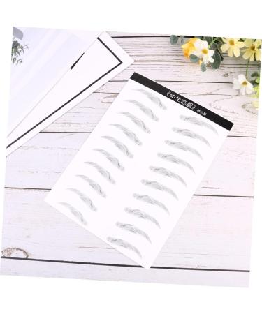 NOLITOY 4 Sheets Pairs Bionic Eyebrow Tattoos 6d Eyebrow Stickers Simulation Eyebrow 3d Makeup Tools Hair - Buy Online on GoSupps.com