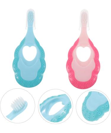 Magiclulu 4-Piece Baby Toothbrush Set | Gentle Infant Toothbrush for Sensitive Gums | Travel-Friendly & Everyday Use - Buy Online on GoSupps.com