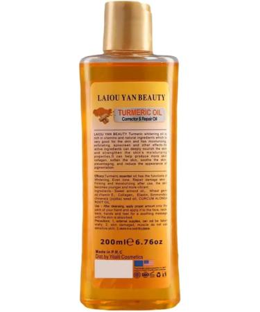 200ml Turmeric Oil Essential Oil Ginger Deep Hydration Moisturiser Face Serum - Buy Online on GoSupps.com