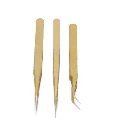 Graft Eyelashes Tweezers Ergonomic Manicure Tweezers Strong Biting Strength Exquisite Acid Proofing Antimagnetic for Manicure for Graft Eyelashes for DIY