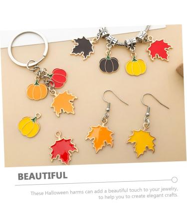 TEHAUX Bulk Jewelry 32pcs Thanksgiving Pumpkin Head Pendant Ornament Assorted Charms Pumpkin Pendant Metal Charms for Jewelry Making Fall Charms Necklace Charms Autumn Zinc Alloy Leaf - Buy Online on GoSupps.com