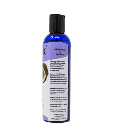 LICK Coconut Scented Body Oil - Moisturizing & Hydrating Vitamin E Infused Body Oil Gel for Women - Soothing Aromatherapy & Antioxidant Protection - Buy Online on GoSupps.com