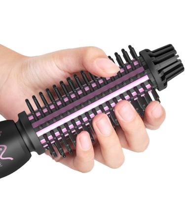 Professional Hair Curler Brush - Ceramic Tourmaline Curling Iron for Instant Heat Styling, Anti-Scald Design, 1 Inch Barrel, Dual Voltage - Perfect for Travel - Buy Online on GoSupps.com