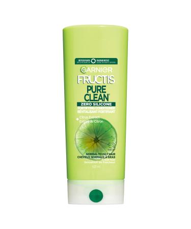 Garnier Fructis Pure Clean Zero Silicone Fortifying Conditioner for Normal to Oily Hair with Citrus Extract 621mL 621 ml (Pack of 1) Conditioner