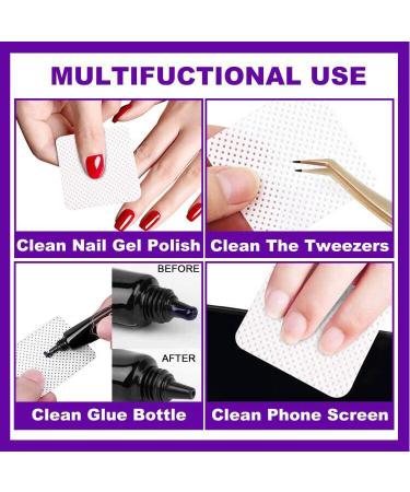 Infilila Lint Free Nail Wipes - 1000PCS Super Absorbent Nail Polish Remover Pads - Buy Online on GoSupps.com