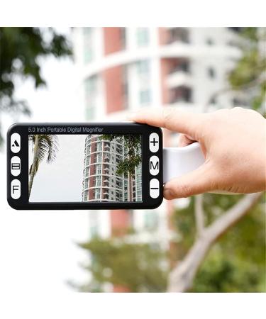 Electronic Reading Aid Digital Magnifier 5.0inch Digital magnifiers for Visually impaired Illuminated Vision Aid Books Newspapers USB Portable Digital Magnifier - Buy Online on GoSupps.com