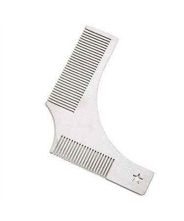 Comb Hair Care Beard Comb Styling Finishing Tool Creative Trimming Beard Can Be Used with Razor for Beard and Facial Cleaning Men's Home Use Hair Brush Brass