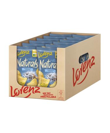 Lorenz Snack World Naturals Sea Salt and Pepper - 12 Pack (95g Each) | International Shipping Available - Buy Online on GoSupps.com