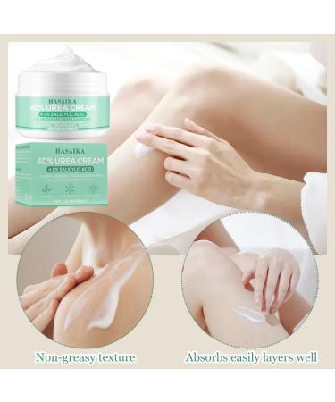 HASAIKA Dry Foot Cream Cracked Foot Cream Foot Care Creams for Feet Hands Heels Elbows and Knees to Moisturize Dry and Cracked Feet 100g - Buy Online on GoSupps.com
