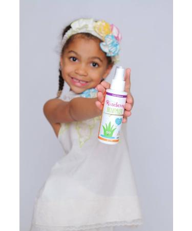 Organic Hair Detangler Spray for Kids - Natural Aloe & Vitamins Chemical-Free Leave-In Conditioner (2 Pack) - USA Made - Buy Online on GoSupps.com