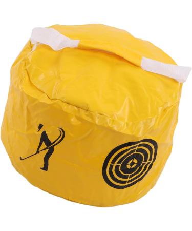 SPYMINNPOO Golf Smash Impact Training Bag - High Density Waterproof PVC - Yellow - Buy Online on GoSupps.com