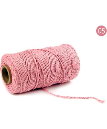 Amosfun 4 Rolle DIY Handicraft Wickelsil Macrame Accessories - Natural Cooking Yarn & Knitting Cord for Tinkering - 10x5cm - Buy Online on GoSupps.com