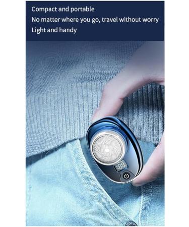 XPTIECK Electrical Mini Reiserasierer for Men - Portable Rechargeable & Washable Pocket Size Razor | Painless & Cordless Shaving Solution - Buy Online on GoSupps.com