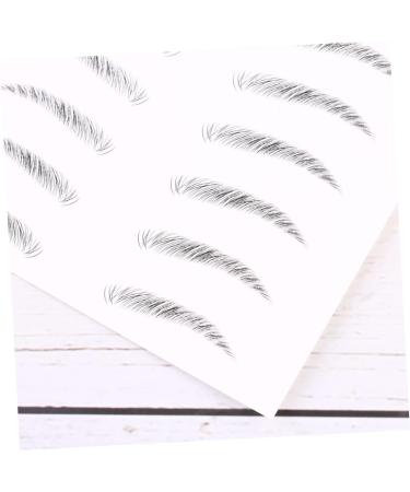 POPETPOP 2 Pairs Stickers Waterproof Tool Stickers Eyebrow Sticker Transfer Stickers 3d Stencil Hair - Buy Online on GoSupps.com